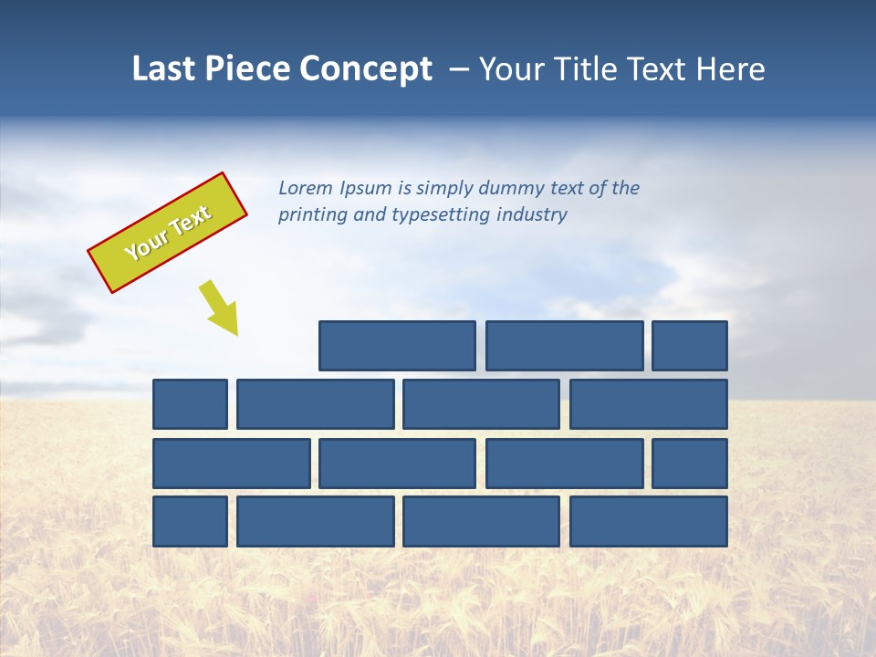 Cloudy Care Harvest PowerPoint Template