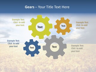Cloudy Care Harvest PowerPoint Template