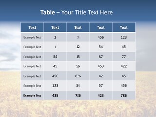 Cloudy Care Harvest PowerPoint Template