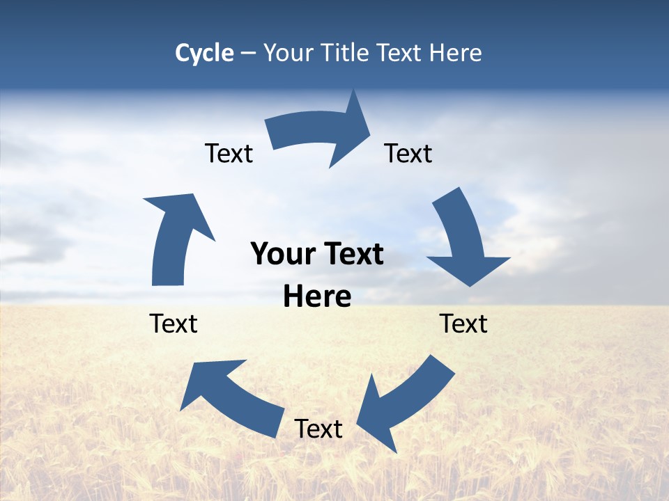 Cloudy Care Harvest PowerPoint Template