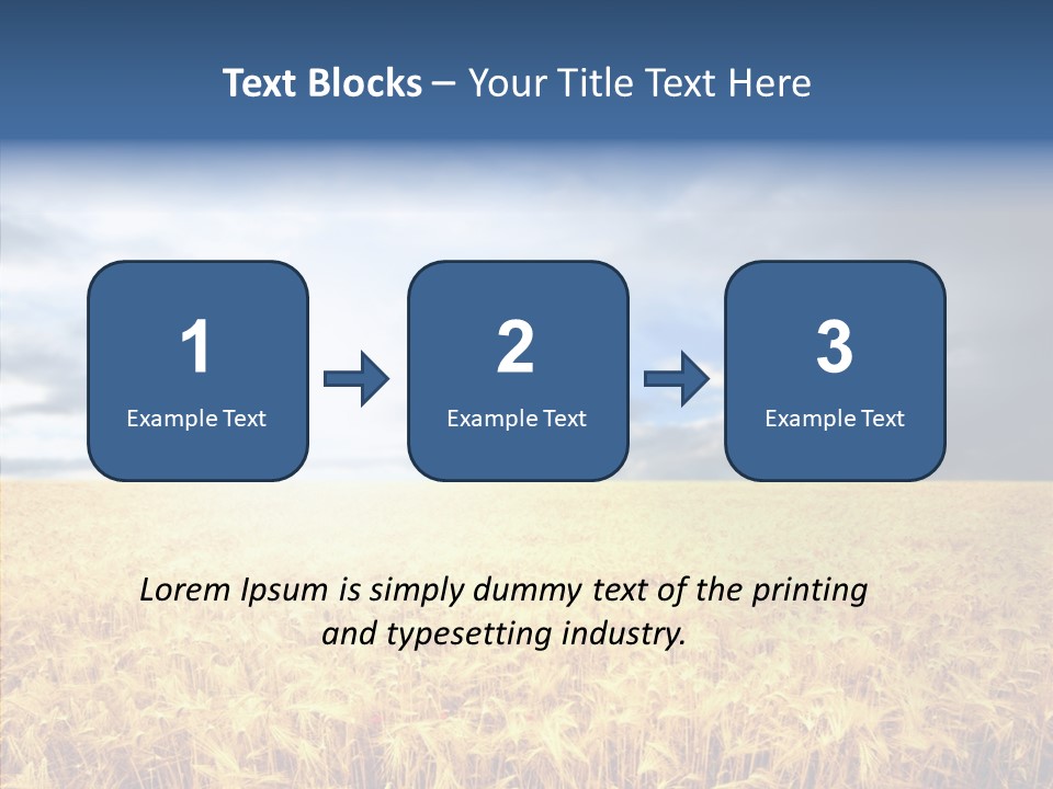 Cloudy Care Harvest PowerPoint Template