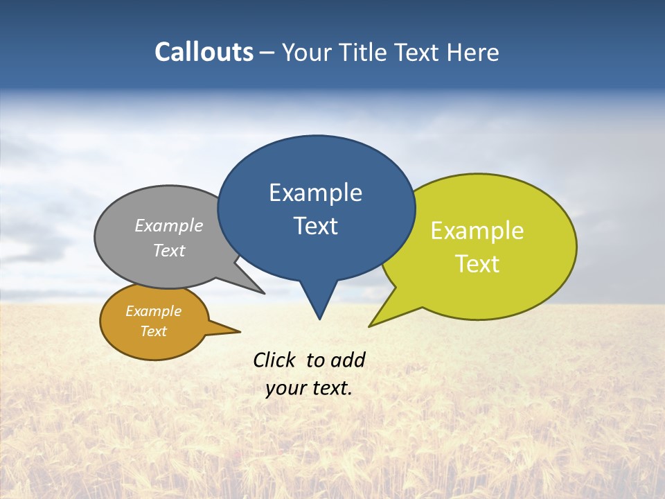 Cloudy Care Harvest PowerPoint Template