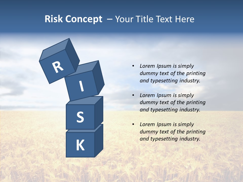 Cloudy Care Harvest PowerPoint Template