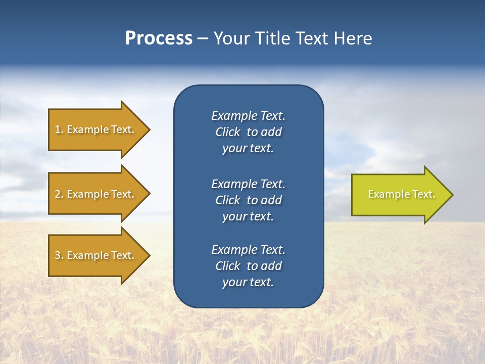 Cloudy Care Harvest PowerPoint Template