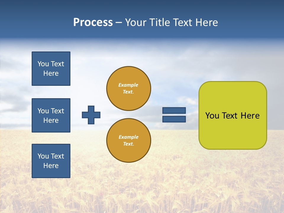 Cloudy Care Harvest PowerPoint Template