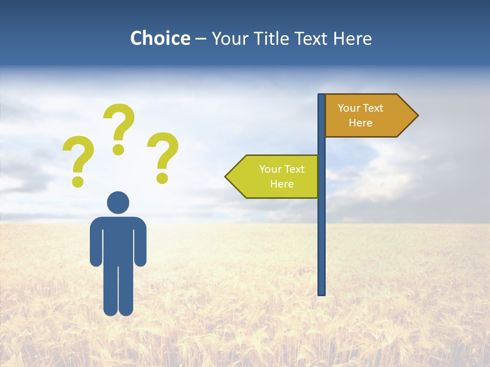 Cloudy Care Harvest PowerPoint Template