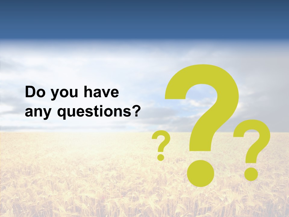 Cloudy Care Harvest PowerPoint Template
