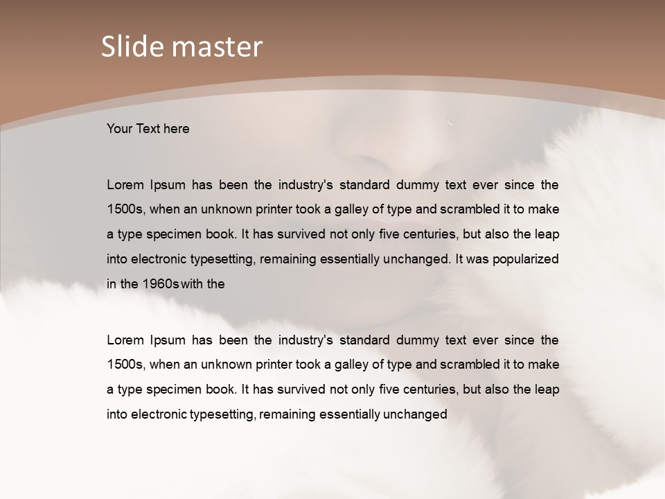 Glamour Beautiful People PowerPoint Template