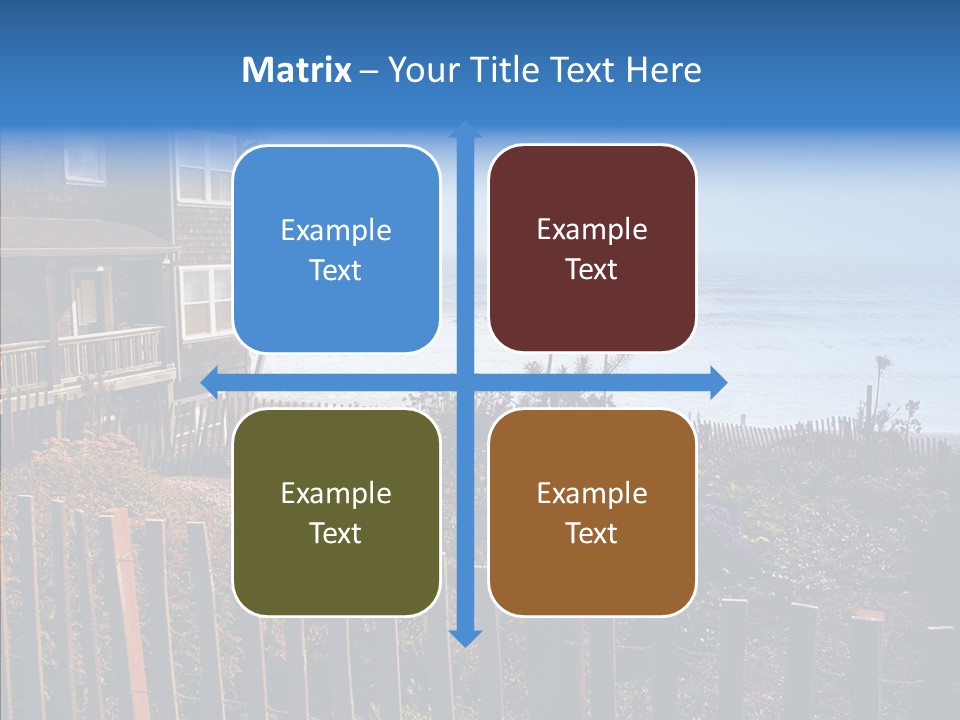 Coast Coastling Home PowerPoint Template