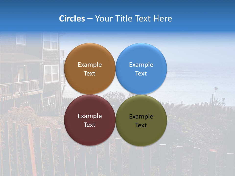 Coast Coastling Home PowerPoint Template