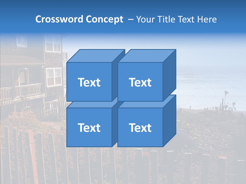 Coast Coastling Home PowerPoint Template
