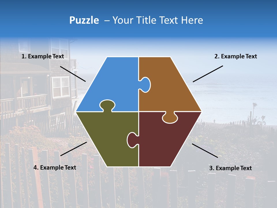 Coast Coastling Home PowerPoint Template