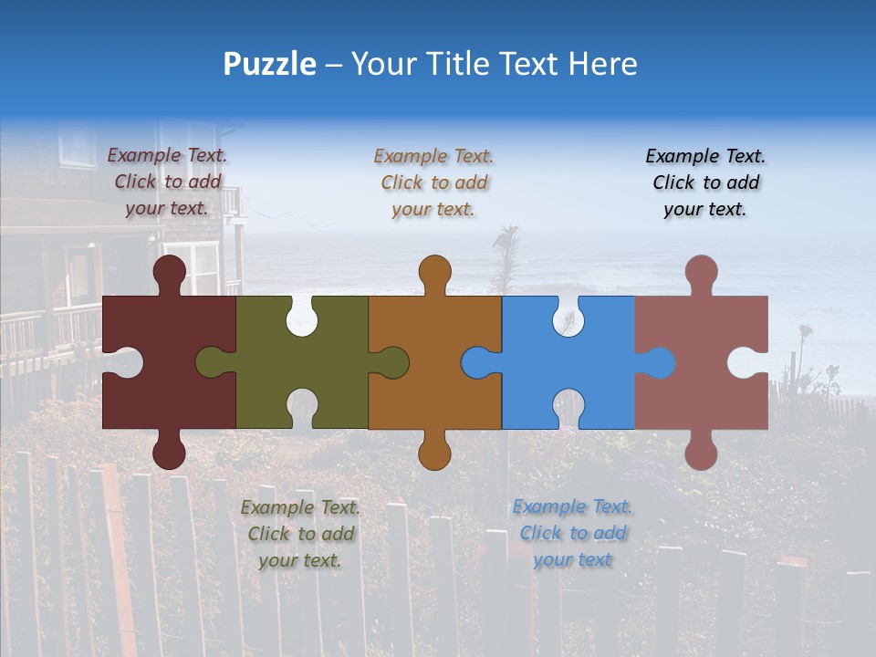 Coast Coastling Home PowerPoint Template