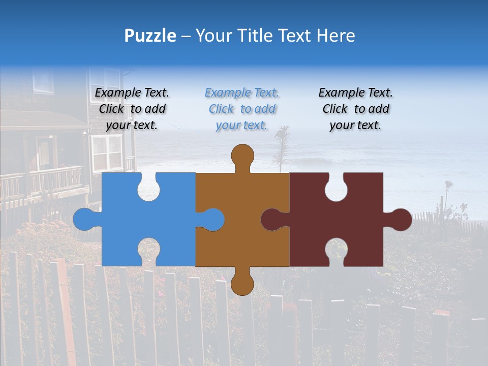 Coast Coastling Home PowerPoint Template