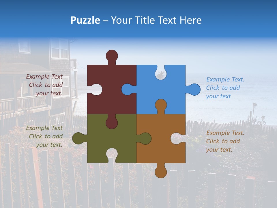 Coast Coastling Home PowerPoint Template