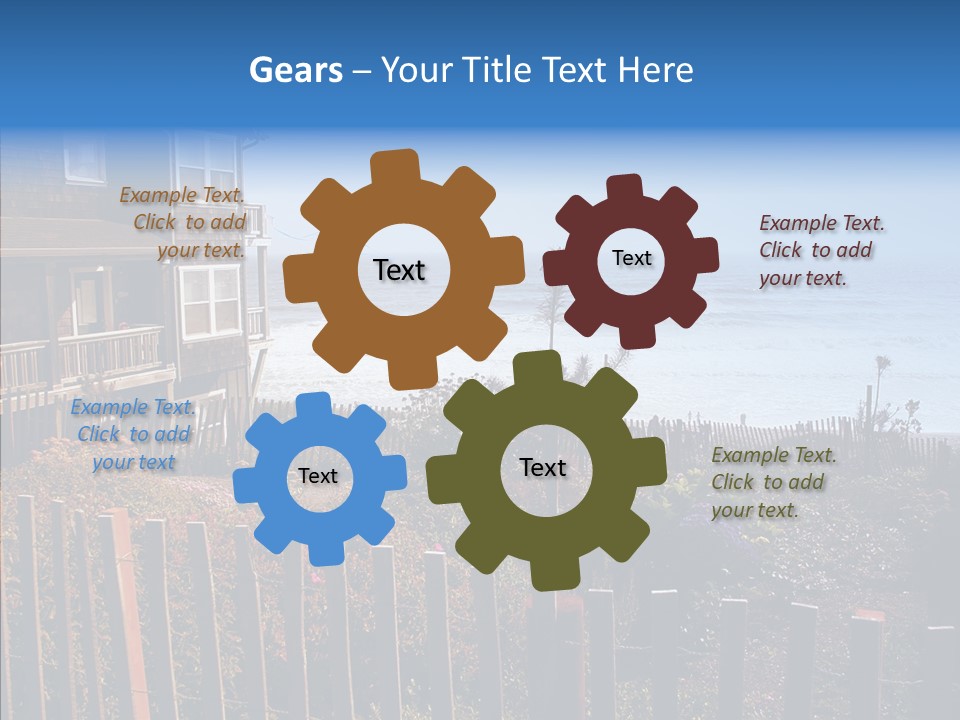 Coast Coastling Home PowerPoint Template