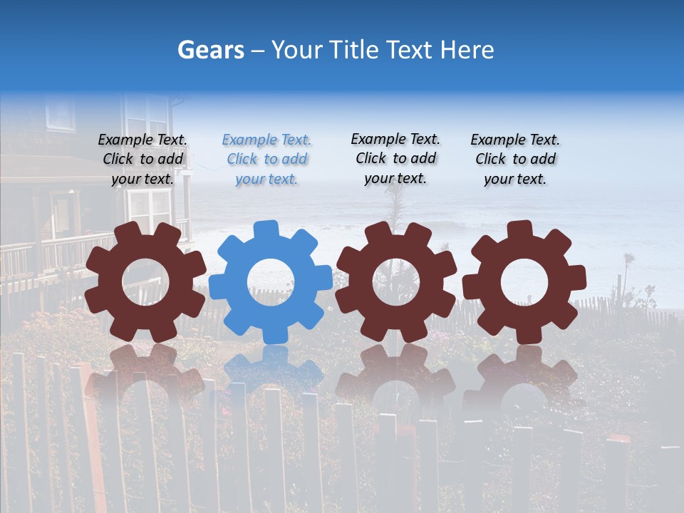 Coast Coastling Home PowerPoint Template