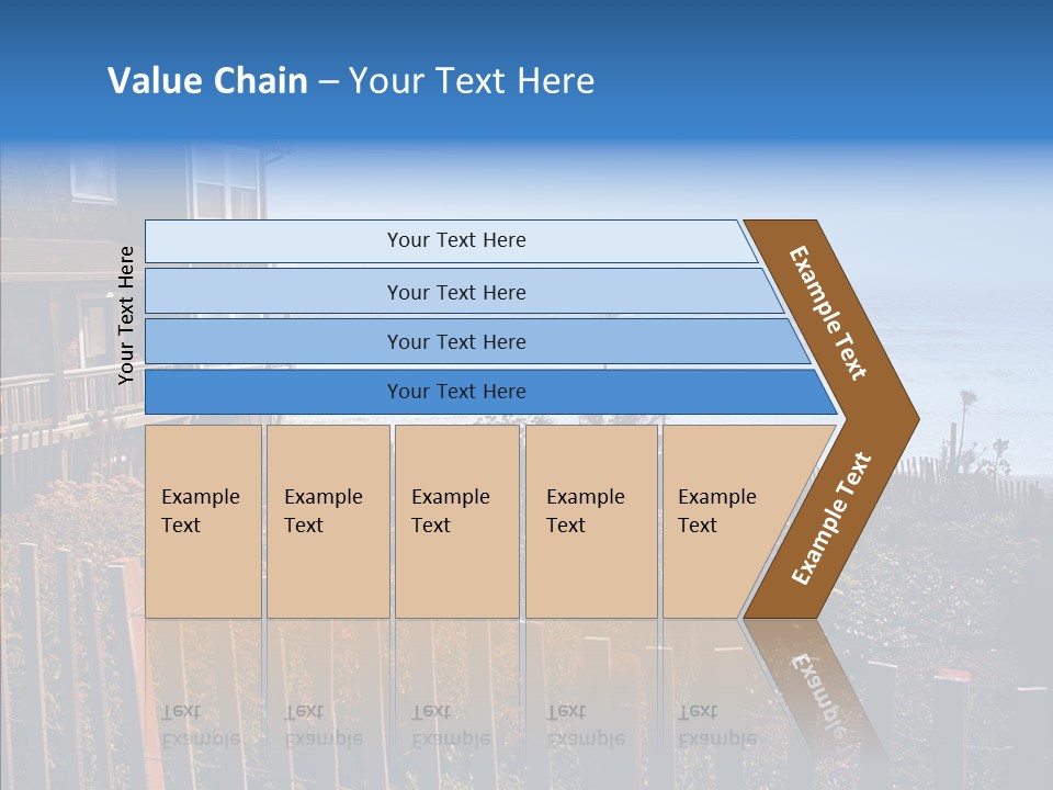 Coast Coastling Home PowerPoint Template