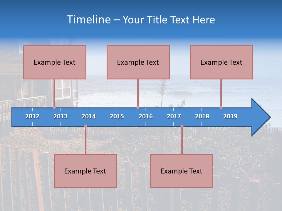 Coast Coastling Home PowerPoint Template