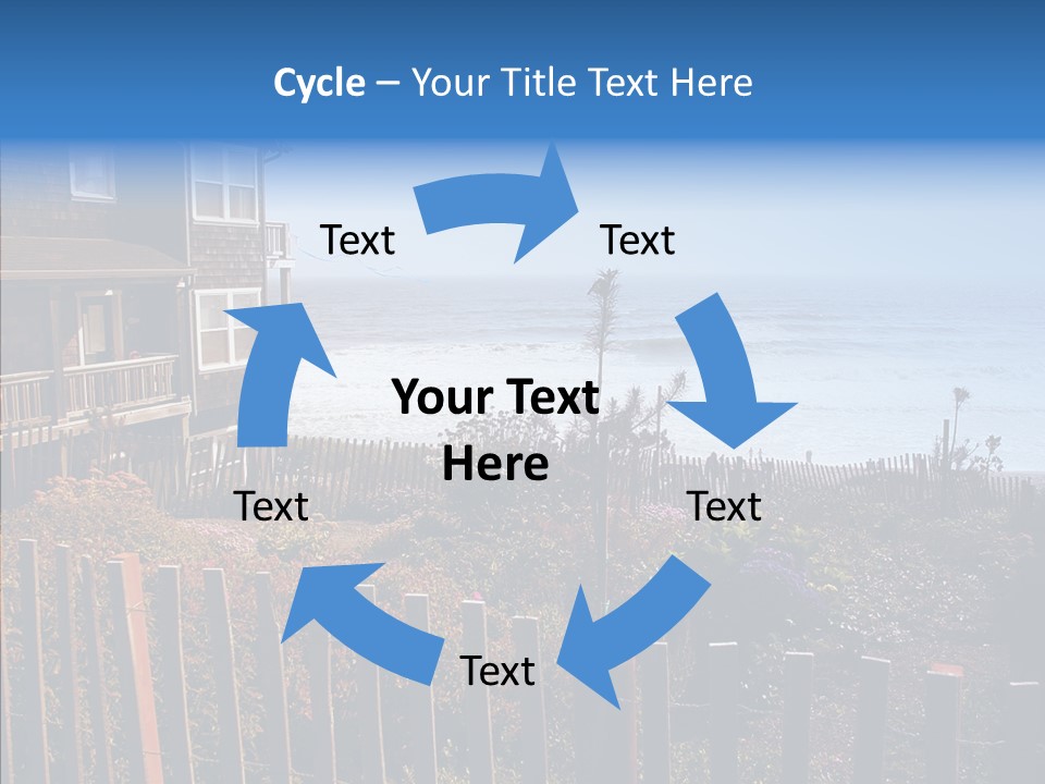 Coast Coastling Home PowerPoint Template