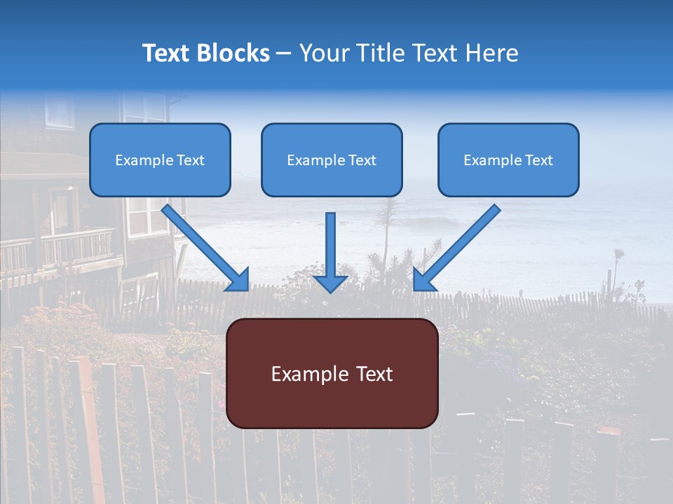 Coast Coastling Home PowerPoint Template