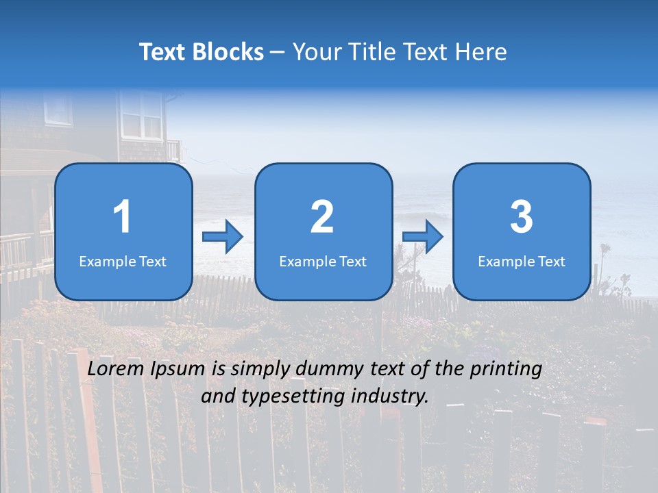 Coast Coastling Home PowerPoint Template