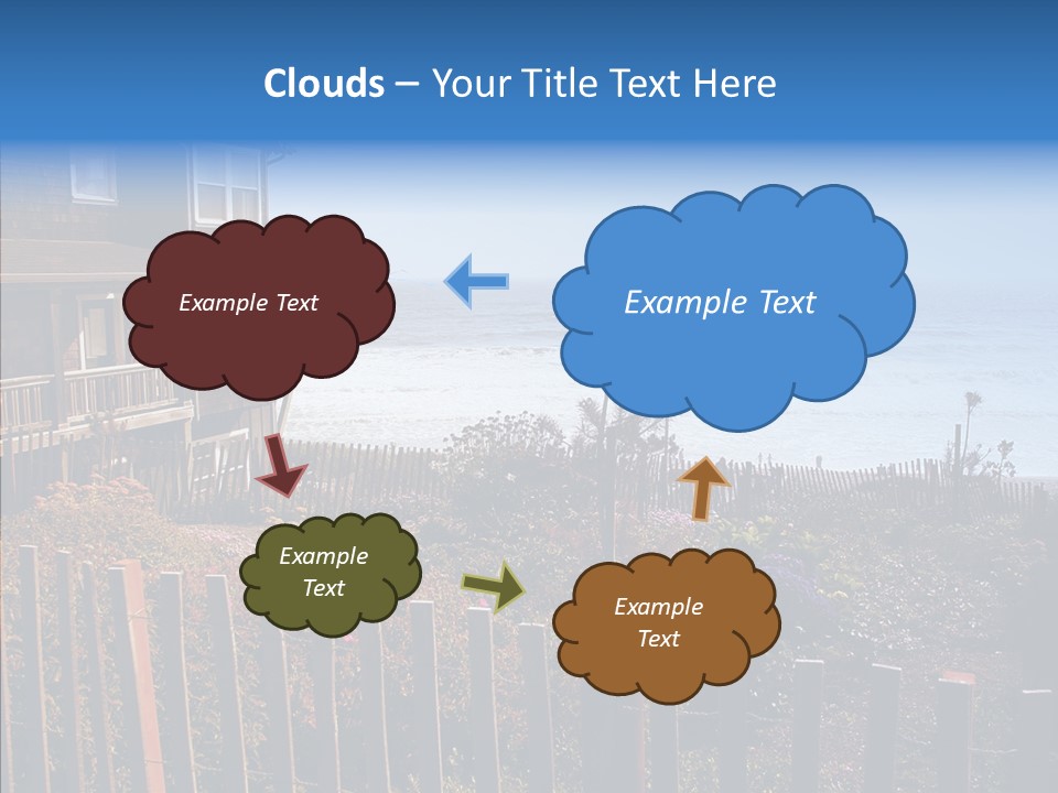 Coast Coastling Home PowerPoint Template