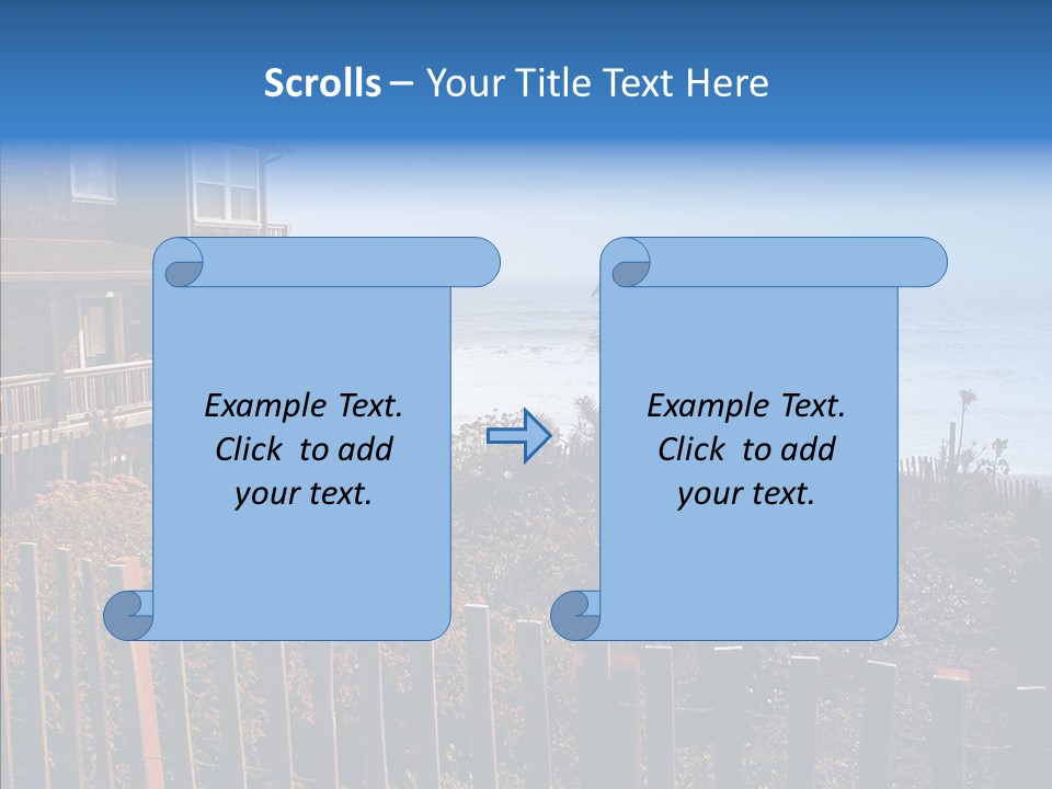 Coast Coastling Home PowerPoint Template