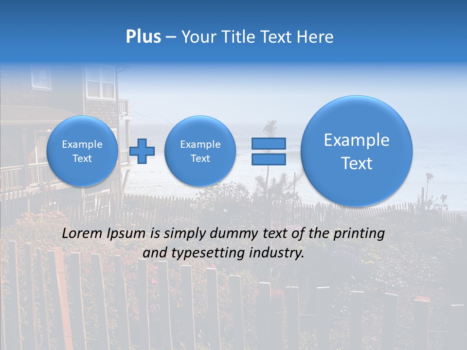 Coast Coastling Home PowerPoint Template