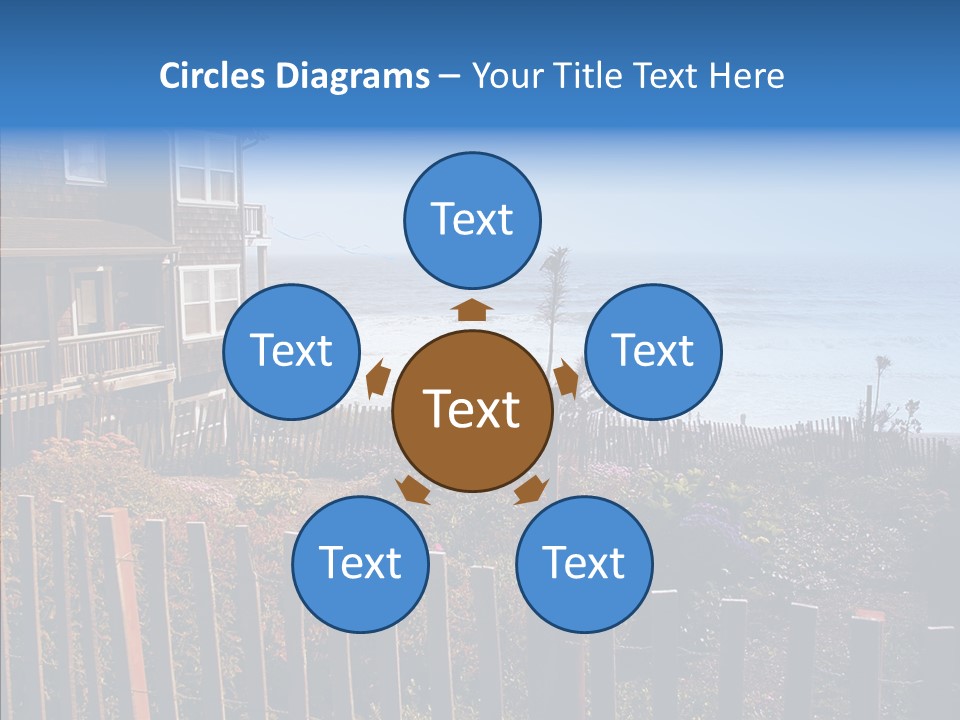 Coast Coastling Home PowerPoint Template