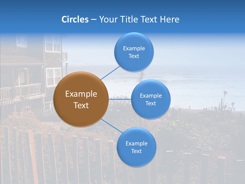 Coast Coastling Home PowerPoint Template