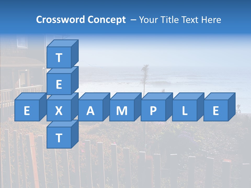 Coast Coastling Home PowerPoint Template