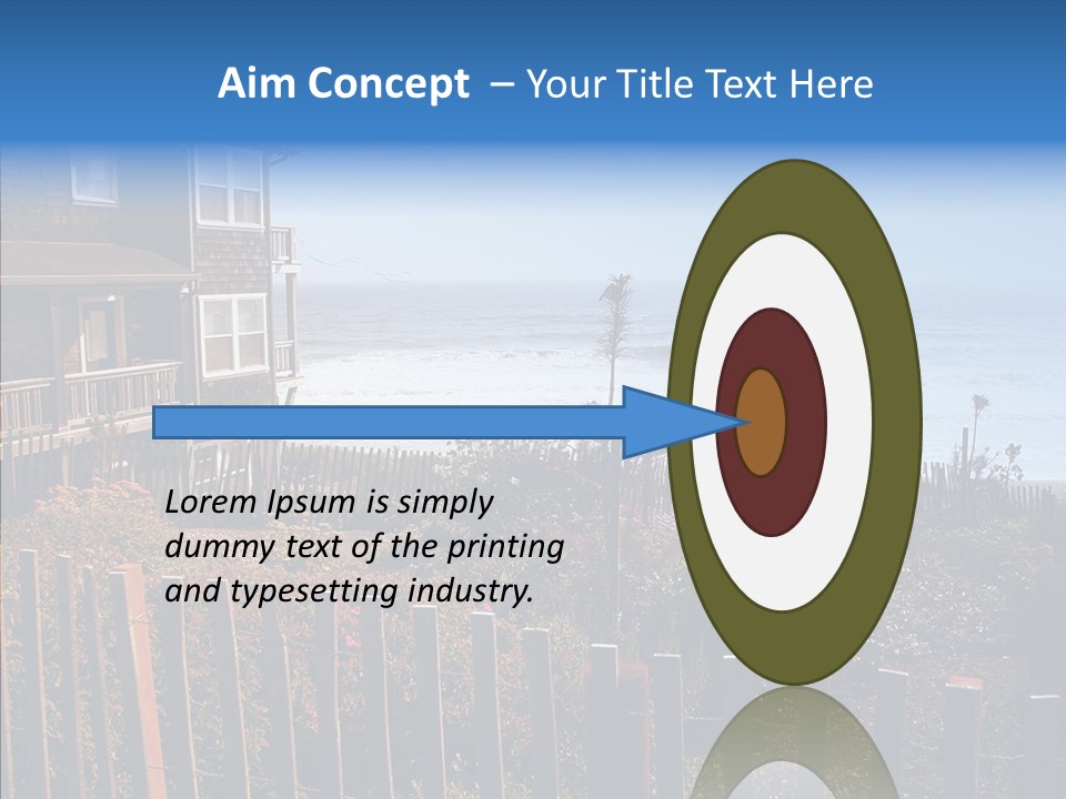 Coast Coastling Home PowerPoint Template