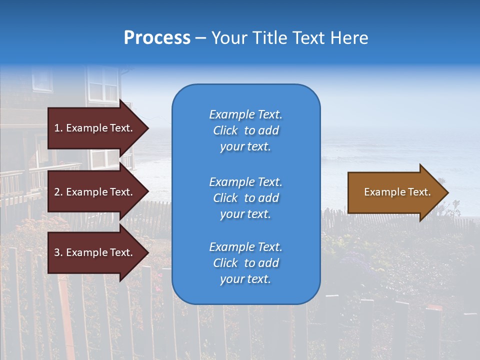 Coast Coastling Home PowerPoint Template
