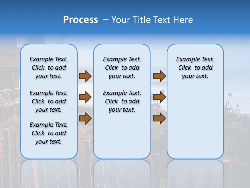 Coast Coastling Home PowerPoint Template