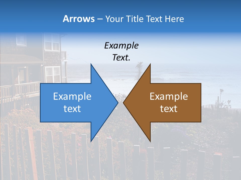 Coast Coastling Home PowerPoint Template