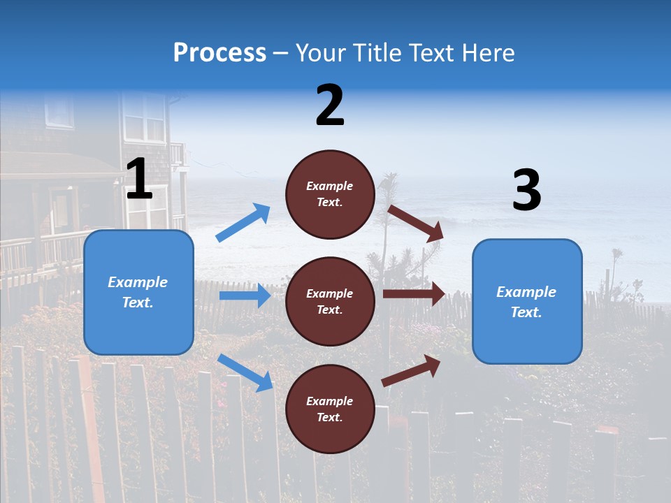 Coast Coastling Home PowerPoint Template