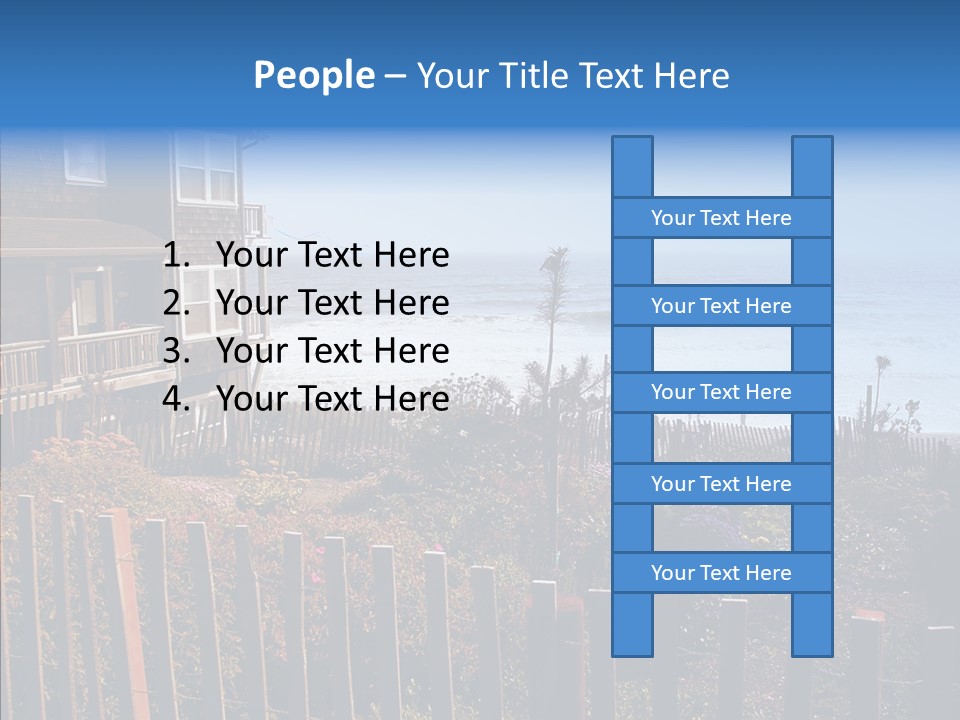 Coast Coastling Home PowerPoint Template