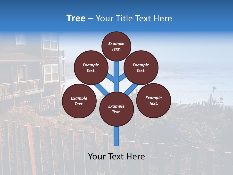 Coast Coastling Home PowerPoint Template