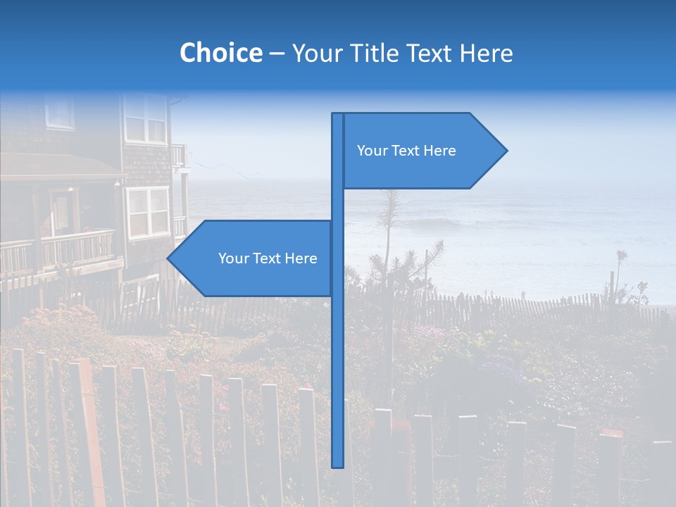 Coast Coastling Home PowerPoint Template