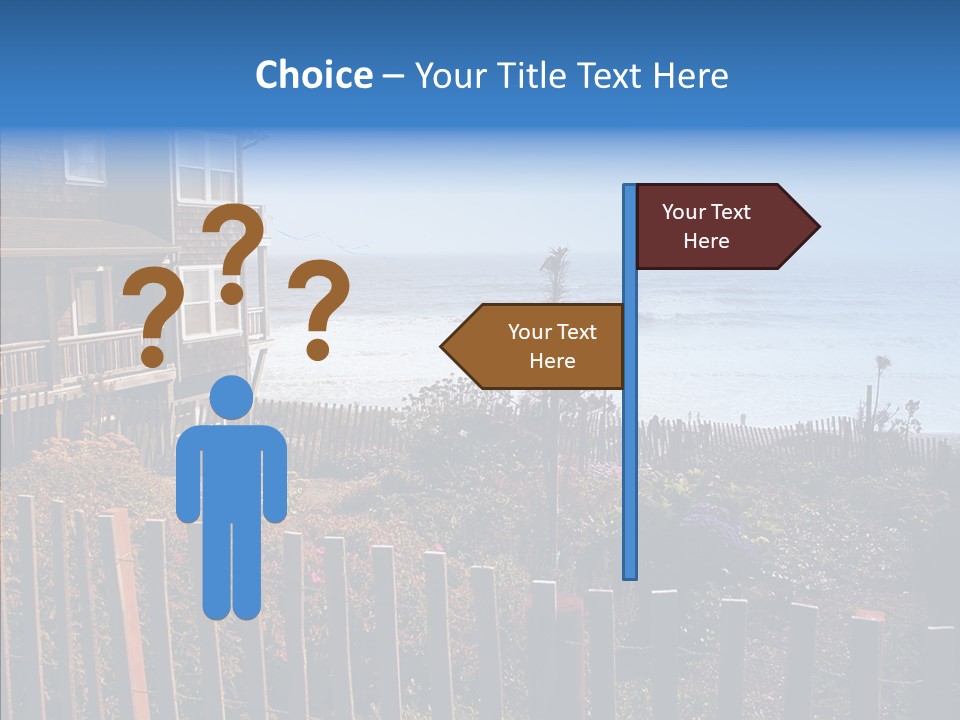 Coast Coastling Home PowerPoint Template