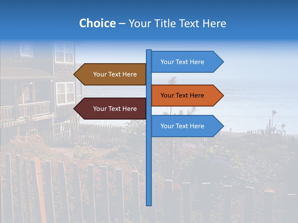 Coast Coastling Home PowerPoint Template