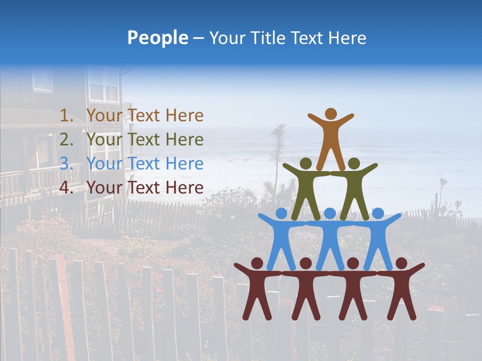 Coast Coastling Home PowerPoint Template