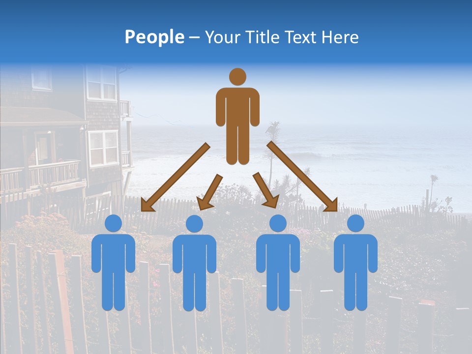 Coast Coastling Home PowerPoint Template