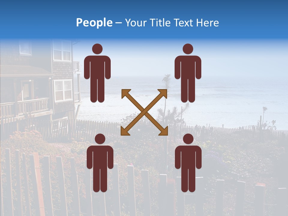 Coast Coastling Home PowerPoint Template