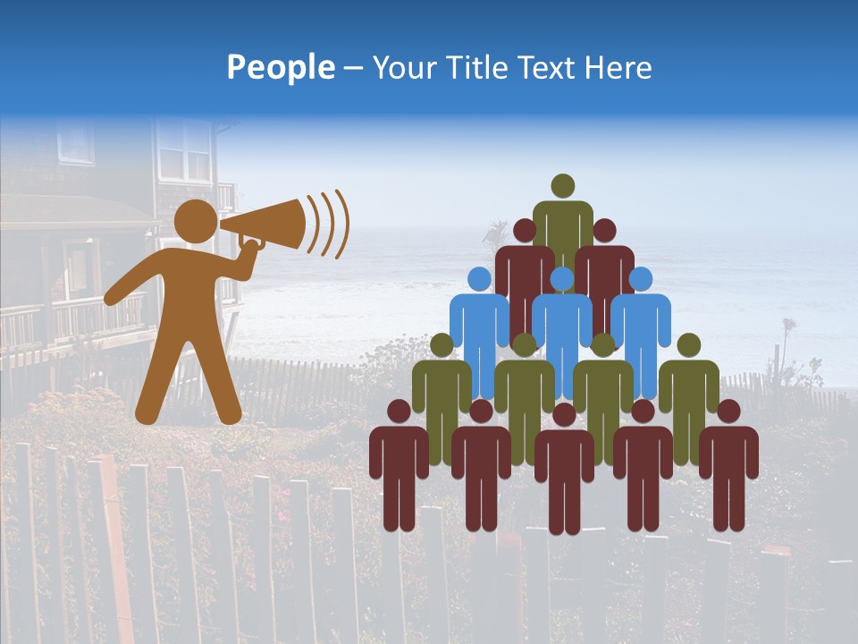 Coast Coastling Home PowerPoint Template