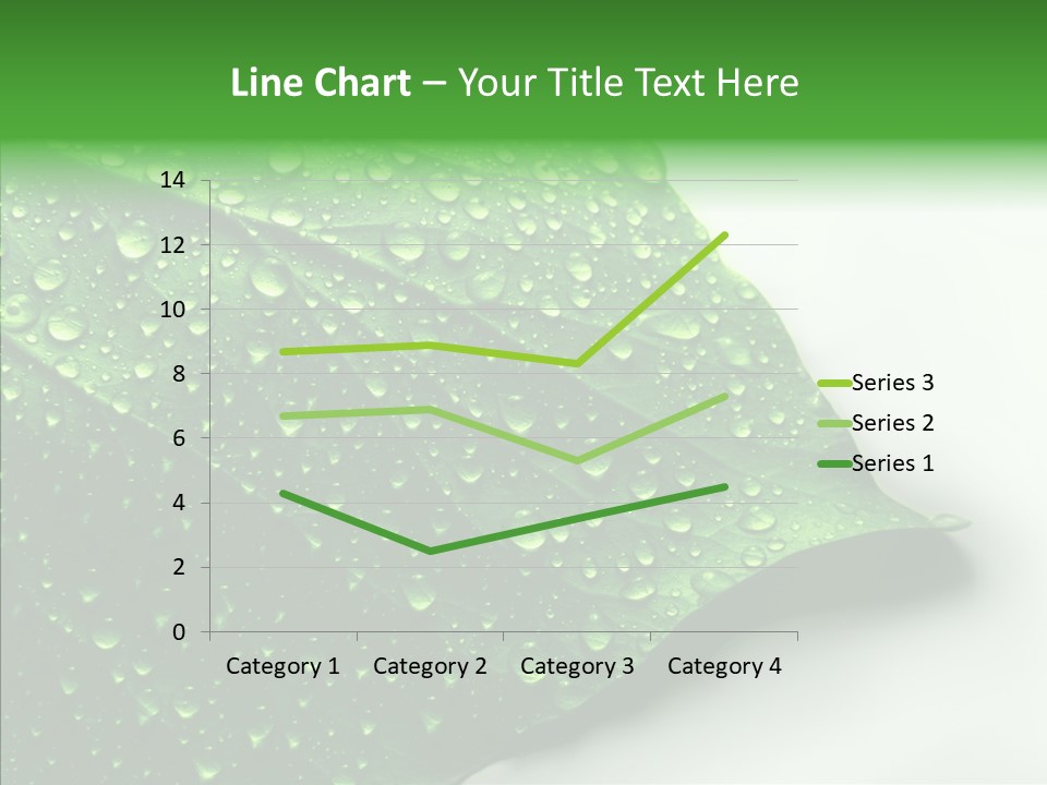 Raindrop Nature Weather PowerPoint Template