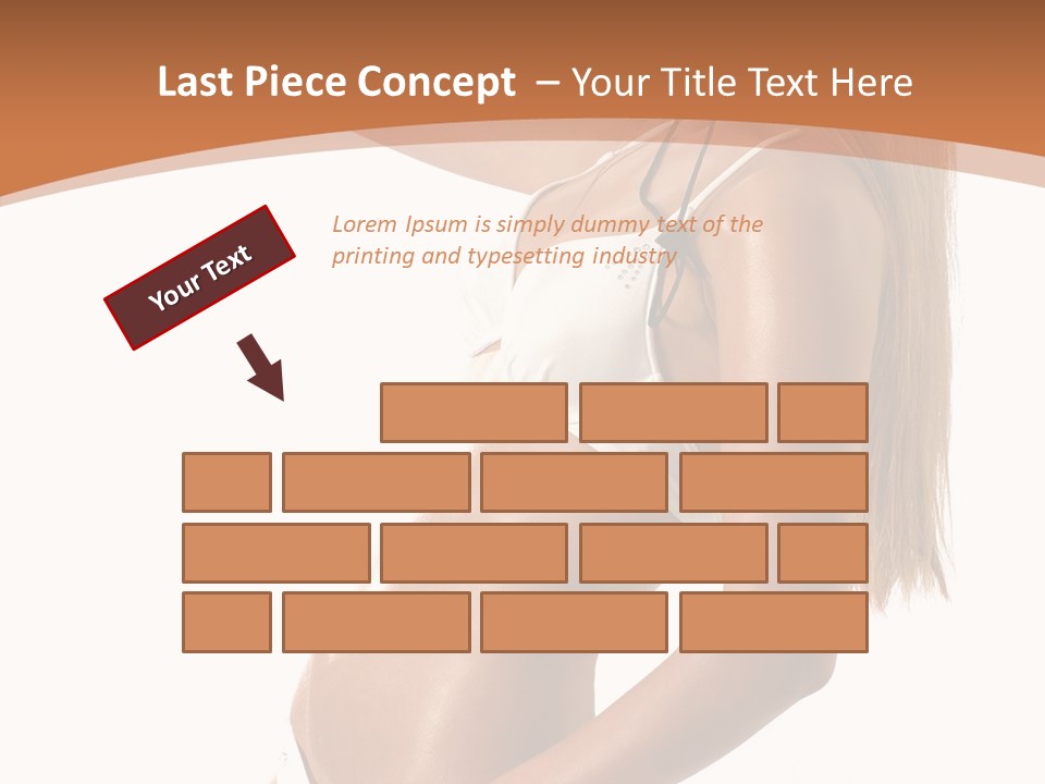 Belly Girl Hot PowerPoint Template