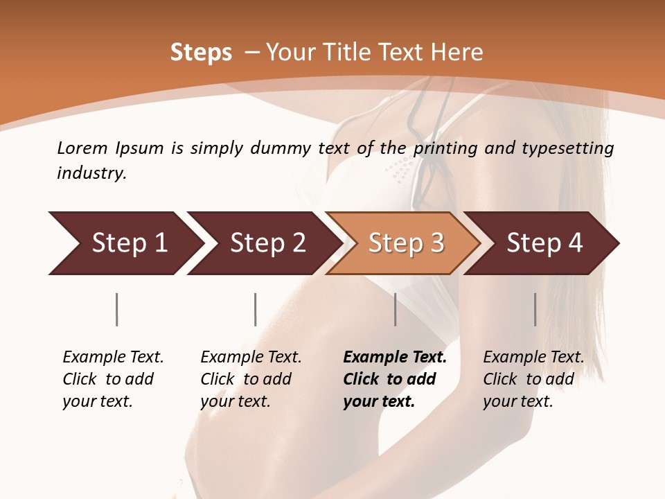 Belly Girl Hot PowerPoint Template