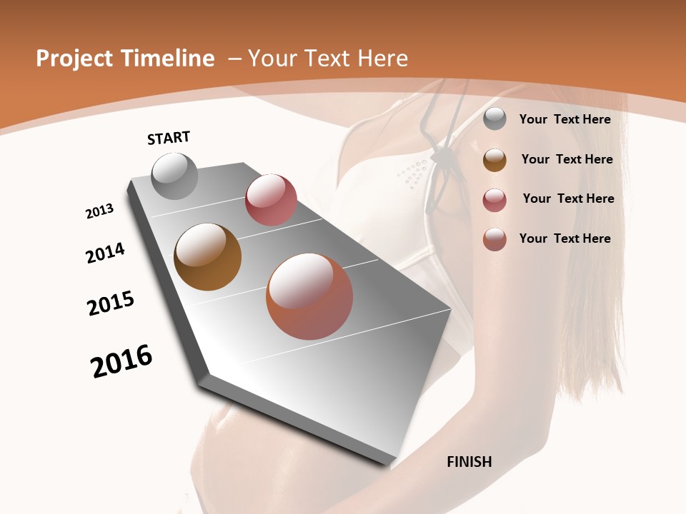 Belly Girl Hot PowerPoint Template